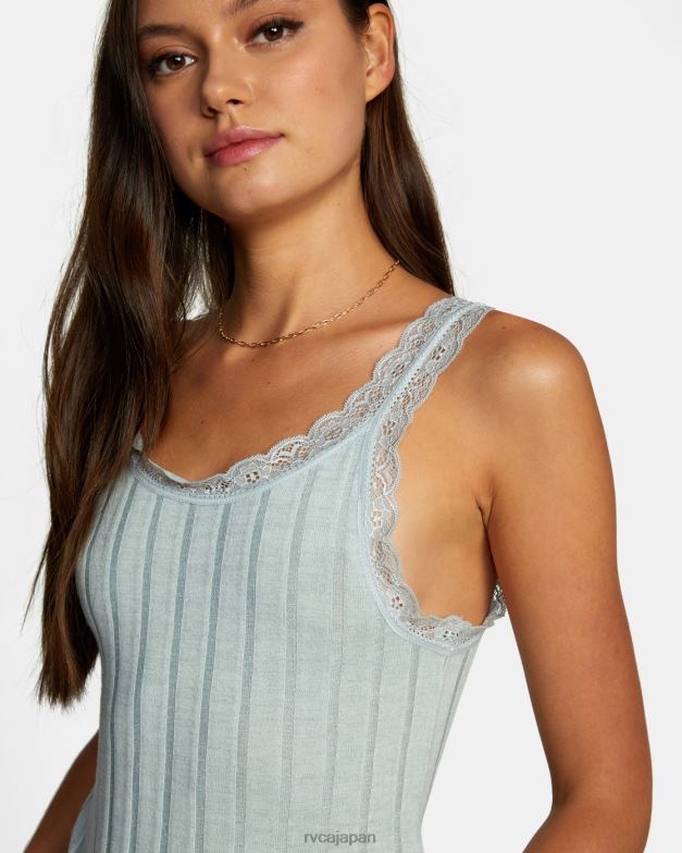 衣類 TP8J1590 虹彩 RVCA 女性 フルスイングタンクトップ