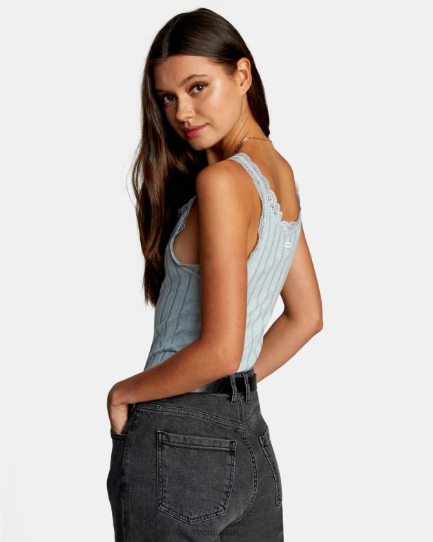 衣類 TP8J1590 虹彩 RVCA 女性 フルスイングタンクトップ