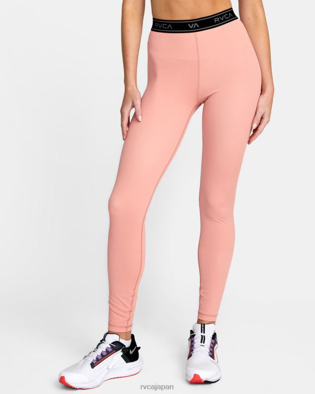 衣類 TP8J1595 薔薇 RVCA 女性 ベーストレーニングレギンス