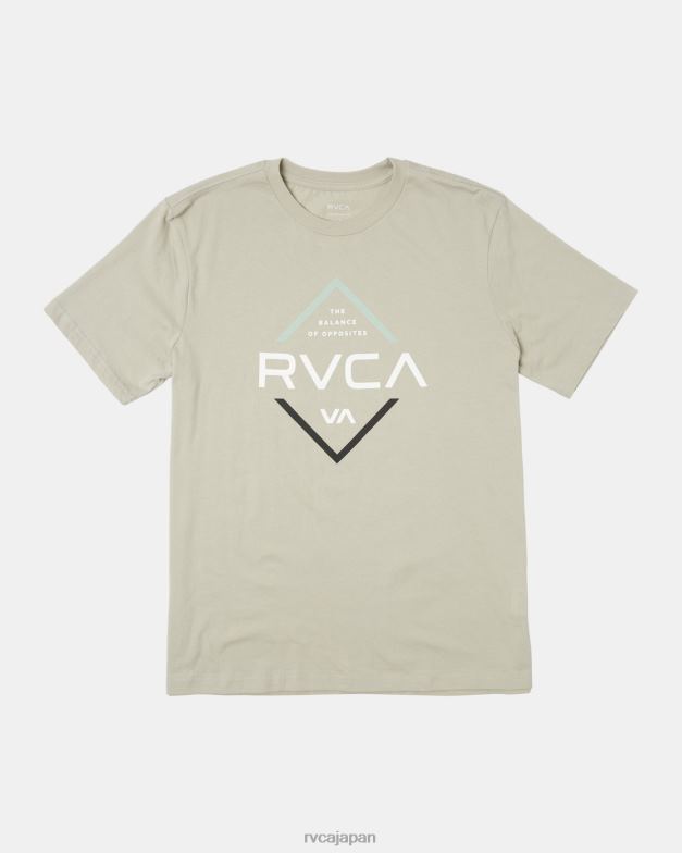 衣類 TP8J162 ミラージュ RVCA 男性 パラグラム半袖Tシャツ