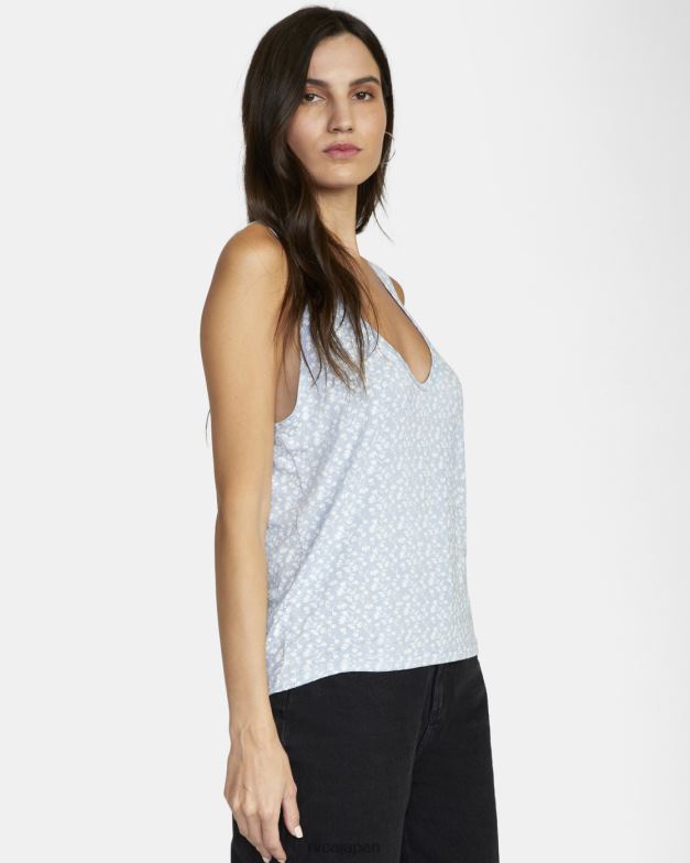 衣類 TP8J1656 スカイウェイ RVCA 女性 ミントタンクトップ