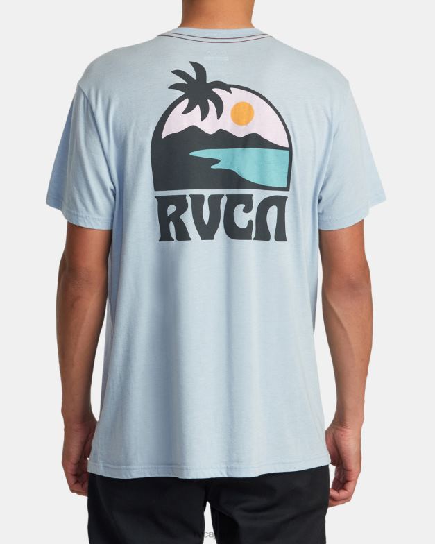 衣類 TP8J165 デジャブルー RVCA 男性 サンダウナーTシャツ