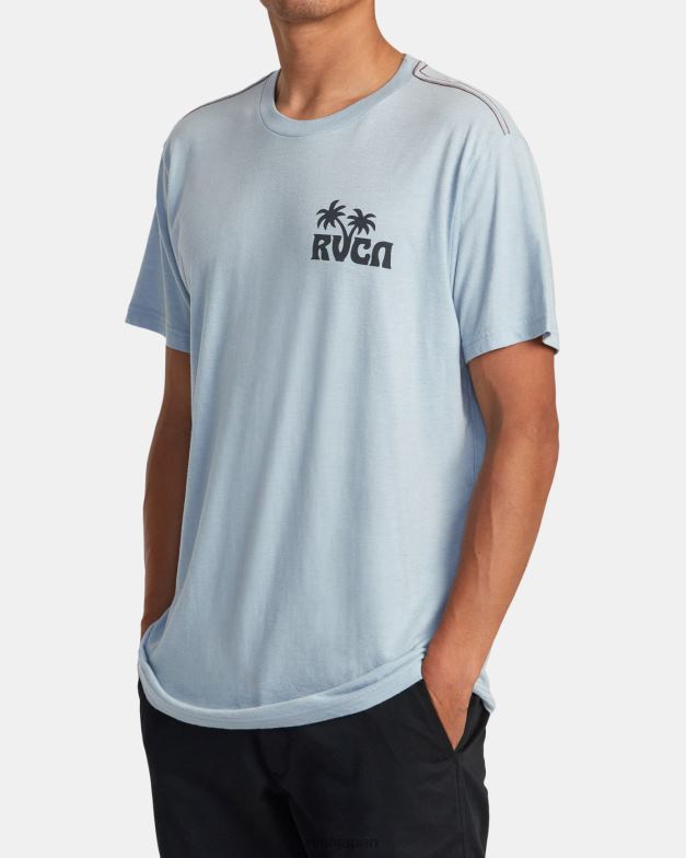 衣類 TP8J165 デジャブルー RVCA 男性 サンダウナーTシャツ