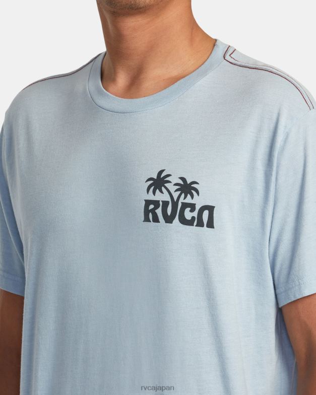 衣類 TP8J165 デジャブルー RVCA 男性 サンダウナーTシャツ