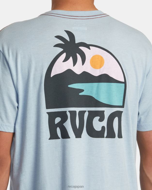 衣類 TP8J165 デジャブルー RVCA 男性 サンダウナーTシャツ