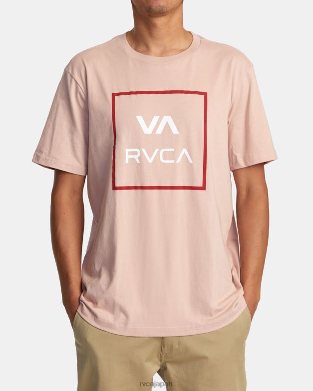 衣類 TP8J166 淡い藤色 RVCA 男性 va all the way半袖Tシャツ