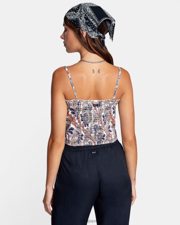 衣類 TP8J1681 雲 RVCA 女性 サイドノートキャミトップ