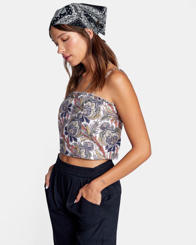 衣類 TP8J1681 雲 RVCA 女性 サイドノートキャミトップ