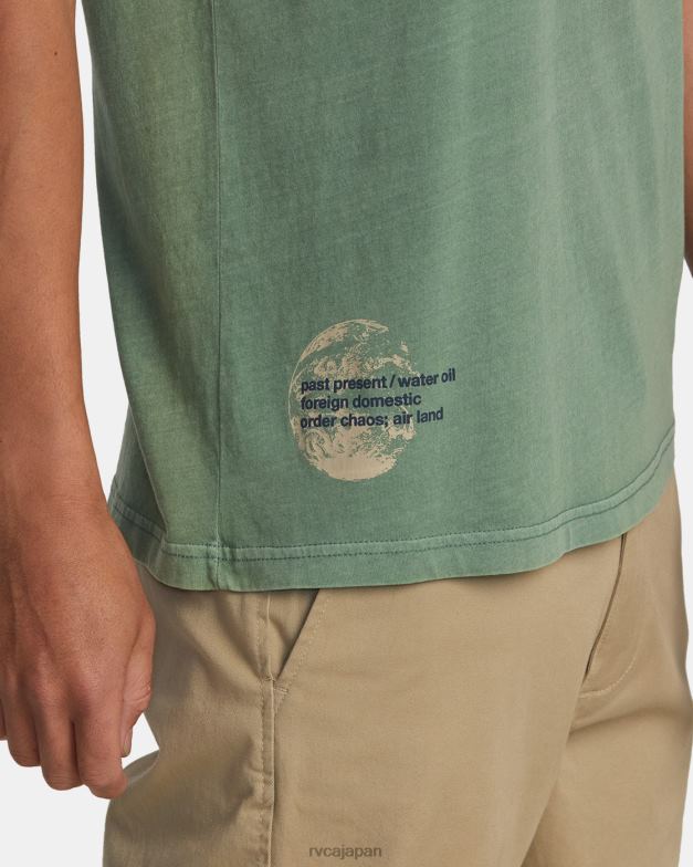衣類 TP8J188 バーディット RVCA 男性 インフォグラフィックTシャツ