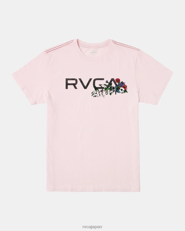 衣類 TP8J18 ライトピンク RVCA 男性 アレンジメントティー