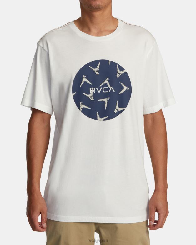衣類 TP8J191 アンティークホワイト RVCA 男性 ハワイモーターズのフィンティー