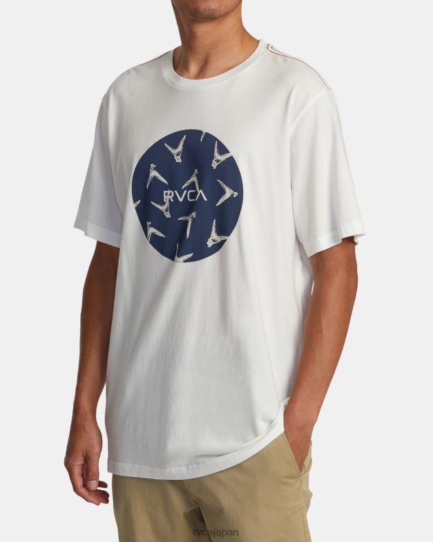 衣類 TP8J191 アンティークホワイト RVCA 男性 ハワイモーターズのフィンティー