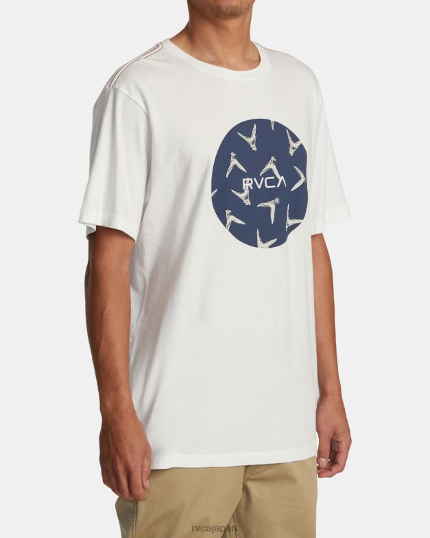衣類 TP8J191 アンティークホワイト RVCA 男性 ハワイモーターズのフィンティー