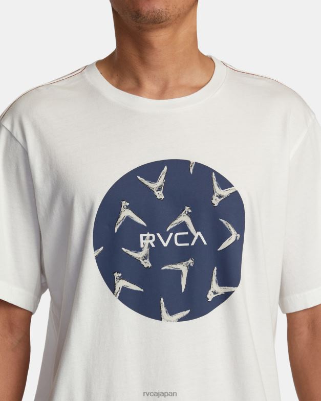 衣類 TP8J191 アンティークホワイト RVCA 男性 ハワイモーターズのフィンティー