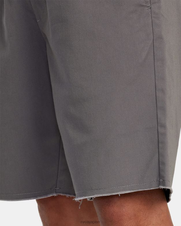 衣類 TP8J195 煙 RVCA 男性 週末伸縮性ウエストショーツ