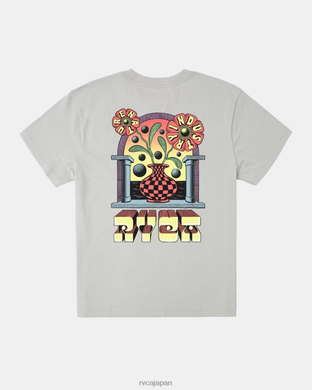 衣類 TP8J199 ミラージュ RVCA 男性 マーティン・アンダーのポータルTシャツ