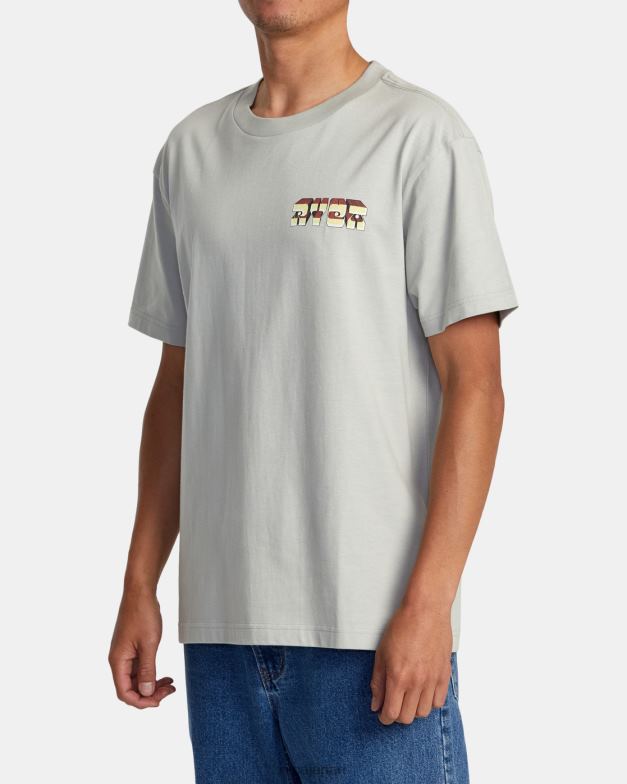 衣類 TP8J199 ミラージュ RVCA 男性 マーティン・アンダーのポータルTシャツ