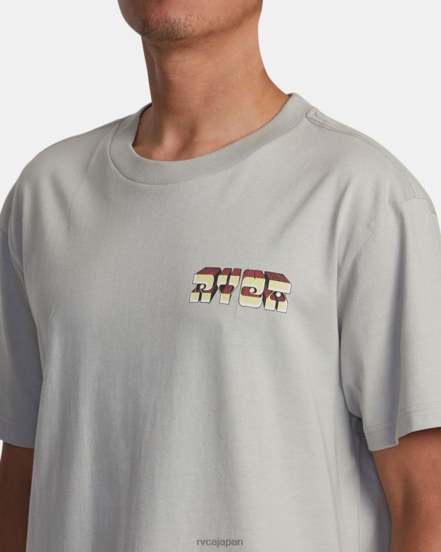 衣類 TP8J199 ミラージュ RVCA 男性 マーティン・アンダーのポータルTシャツ