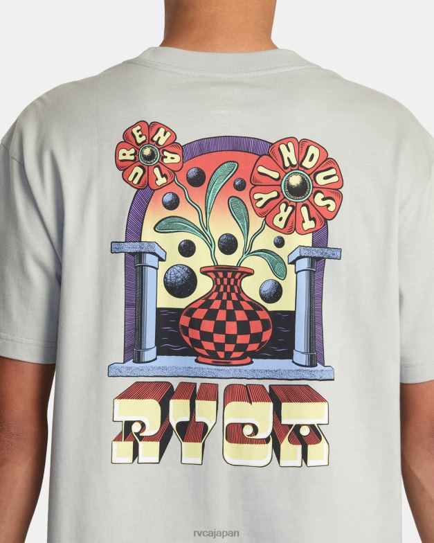 衣類 TP8J199 ミラージュ RVCA 男性 マーティン・アンダーのポータルTシャツ