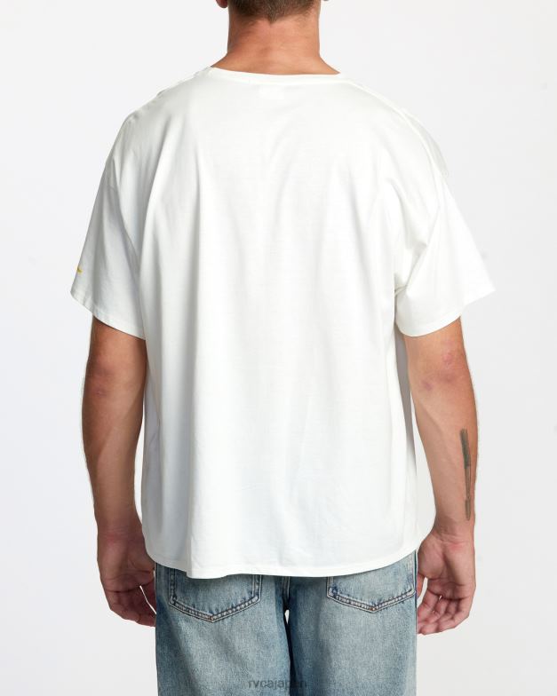 衣類 TP8J201 ヴィンテージホワイト RVCA 女性 ローズ・マチャドの陰陽Tシャツ