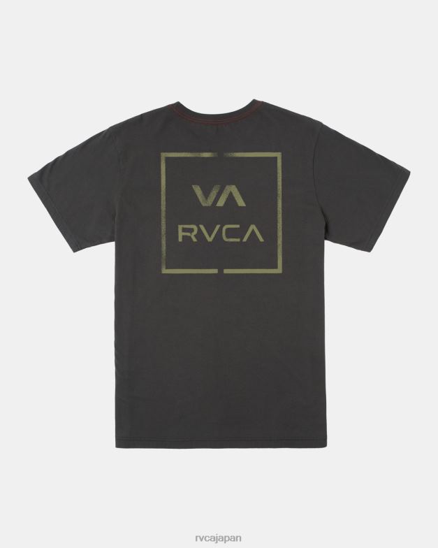 衣類 TP8J202 海賊黒 RVCA 男性 ずっとTシャツ