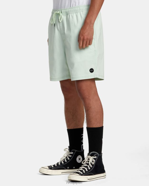 衣類 TP8J216 アクア RVCA 男性 エスケープ弾性ウエストウォークショーツ 17