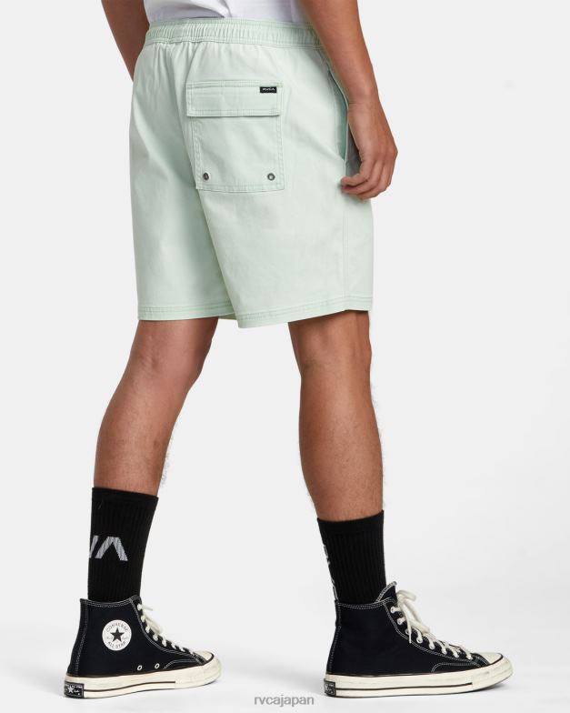 衣類 TP8J216 アクア RVCA 男性 エスケープ弾性ウエストウォークショーツ 17