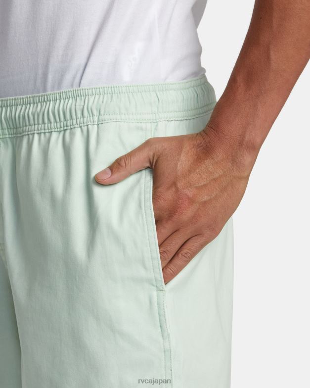 衣類 TP8J216 アクア RVCA 男性 エスケープ弾性ウエストウォークショーツ 17