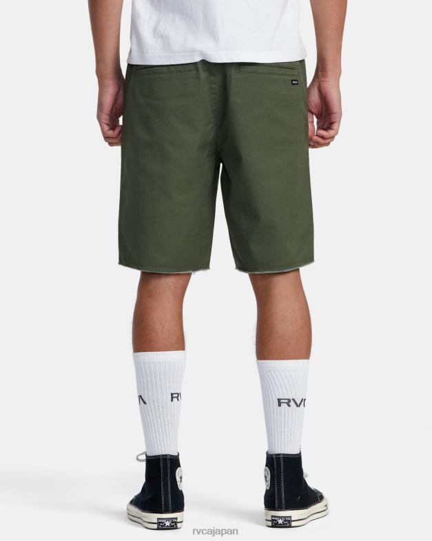 衣類 TP8J219 カクタス RVCA 男性 週末伸縮性ウエストショーツ