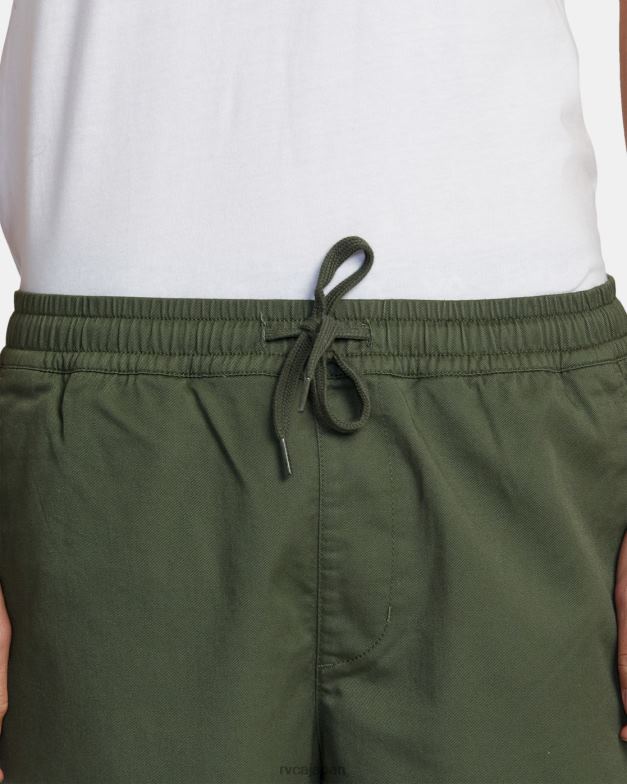 衣類 TP8J219 カクタス RVCA 男性 週末伸縮性ウエストショーツ