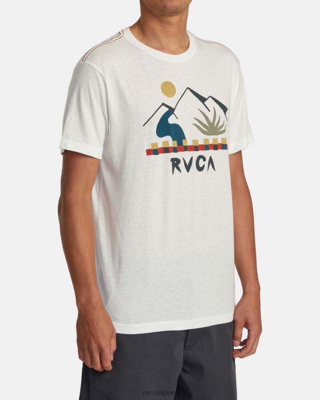 衣類 TP8J223 アンティークホワイト RVCA 男性 インナーステート T シャツ