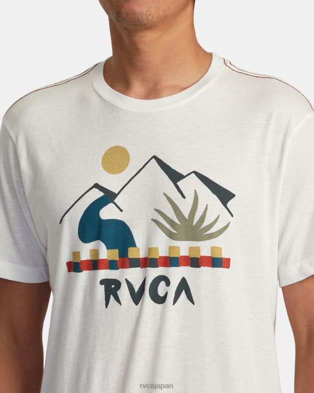 衣類 TP8J223 アンティークホワイト RVCA 男性 インナーステート T シャツ