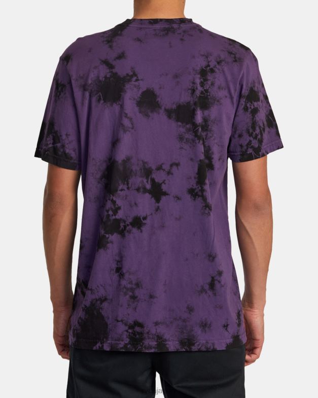 衣類 TP8J22 紫の絞り染め RVCA 男性 デゲンティー