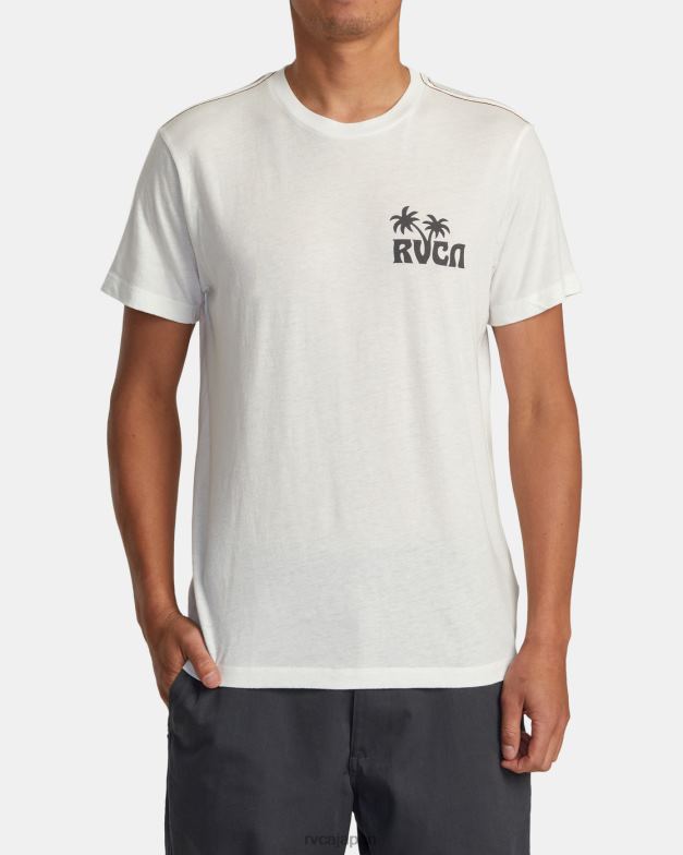 衣類 TP8J259 アンティークホワイト RVCA 男性 サンダウナーTシャツ