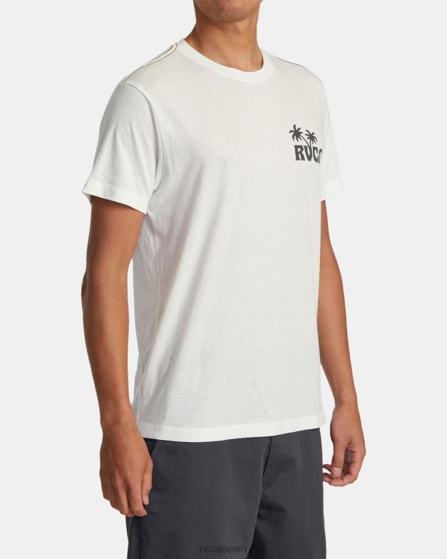 衣類 TP8J259 アンティークホワイト RVCA 男性 サンダウナーTシャツ
