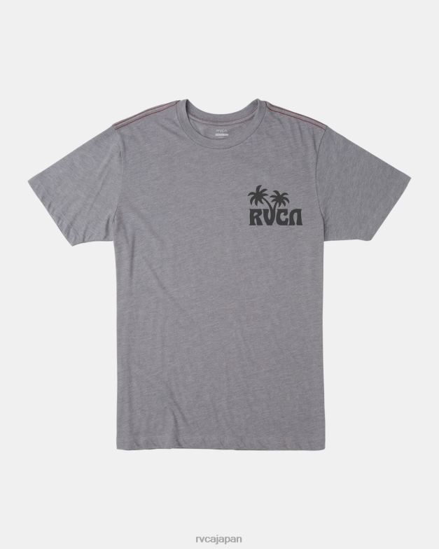 衣類 TP8J267 煙 RVCA 男性 サンダウナーTシャツ