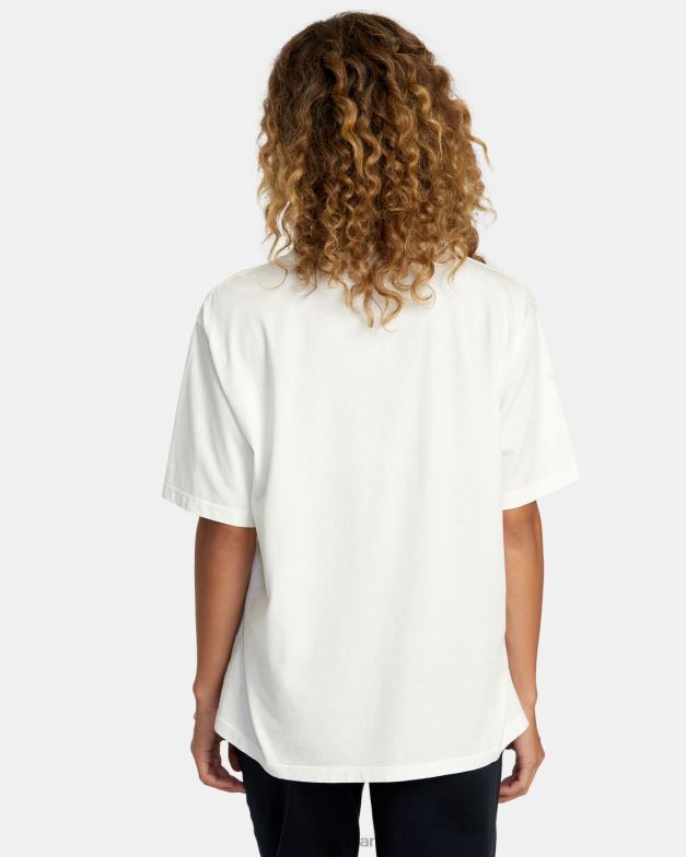 衣類 TP8J269 ヴィンテージホワイト RVCA 女性 マンアンドロイドTシャツ