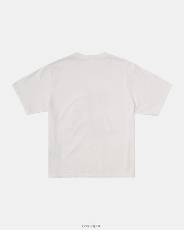 衣類 TP8J269 ヴィンテージホワイト RVCA 女性 マンアンドロイドTシャツ