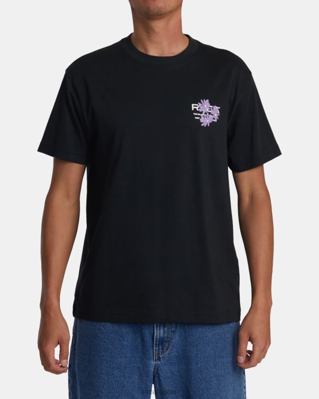 衣類 TP8J271 黒 RVCA 男性 グランドカバーティー