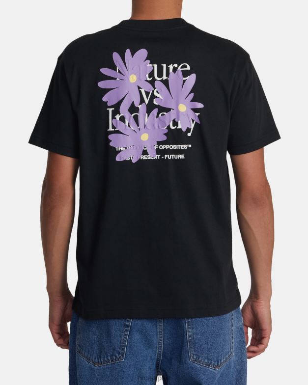 衣類 TP8J271 黒 RVCA 男性 グランドカバーティー