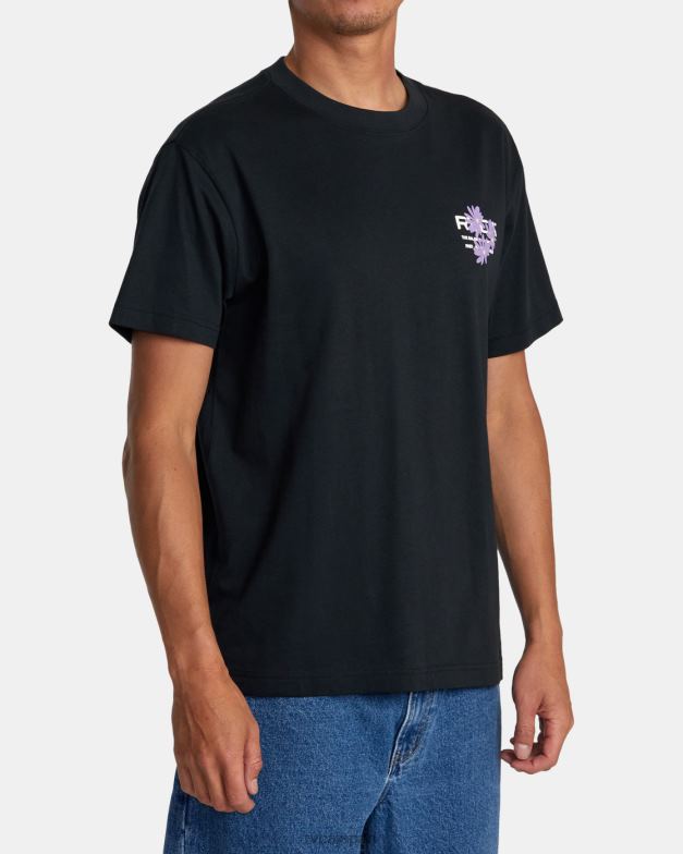 衣類 TP8J271 黒 RVCA 男性 グランドカバーティー