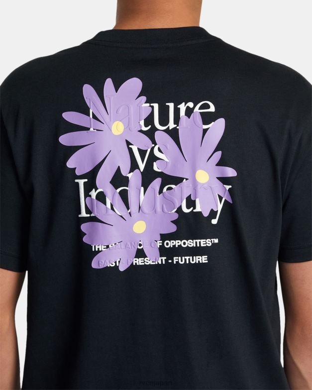 衣類 TP8J271 黒 RVCA 男性 グランドカバーティー