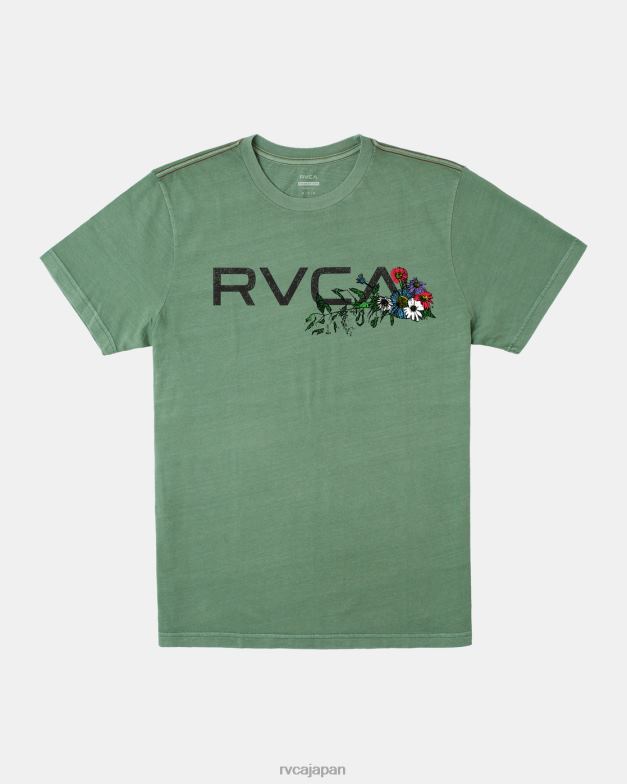 衣類 TP8J28 バーディット RVCA 男性 アレンジメントティー