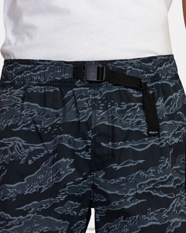 衣類 TP8J312 ブラックカモ RVCA 男性 シビック ハイブリッド ボードショーツ