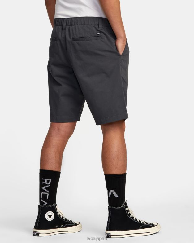 衣類 TP8J328 ガレージブルー RVCA 男性 リセッションコレクション アメリカーナ エラスティック 20 ショーツ