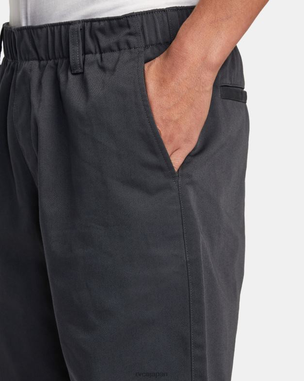 衣類 TP8J328 ガレージブルー RVCA 男性 リセッションコレクション アメリカーナ エラスティック 20 ショーツ