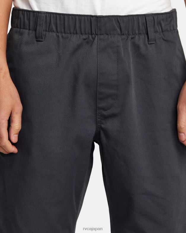 衣類 TP8J328 ガレージブルー RVCA 男性 リセッションコレクション アメリカーナ エラスティック 20 ショーツ