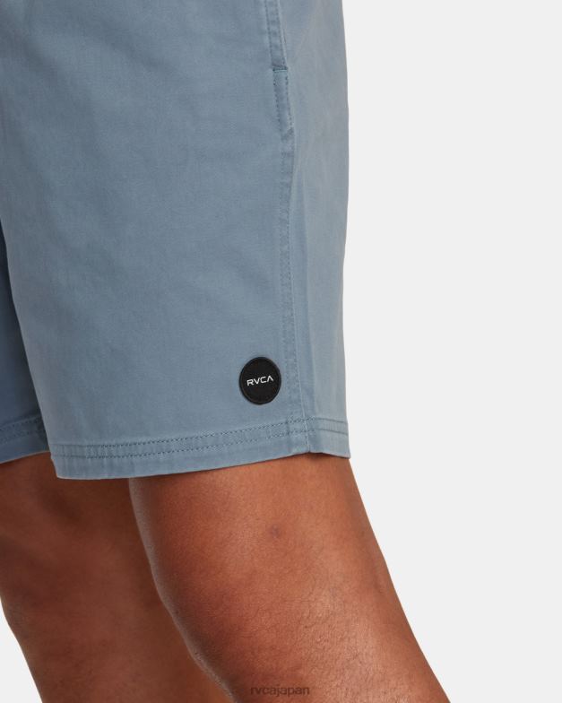 衣類 TP8J389 インダストリアルブルー RVCA 男性 エスケープ弾性ウエストウォークショーツ 17