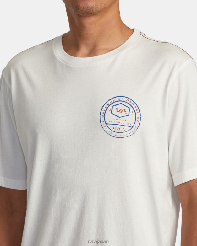 衣類 TP8J38 アンティークホワイト RVCA 男性 トラクトティー