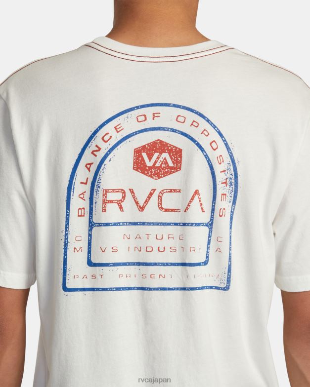 衣類 TP8J38 アンティークホワイト RVCA 男性 トラクトティー